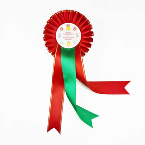Christmas Rosettes - Set of Six