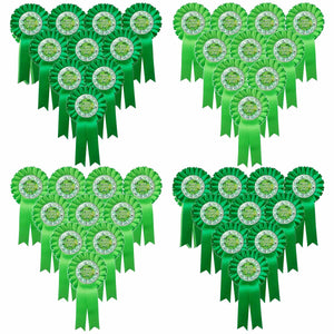 
            
                Load image into Gallery viewer, St. Patrick&amp;#39;s Day Badge Rosettes - 40 Pack
            
        